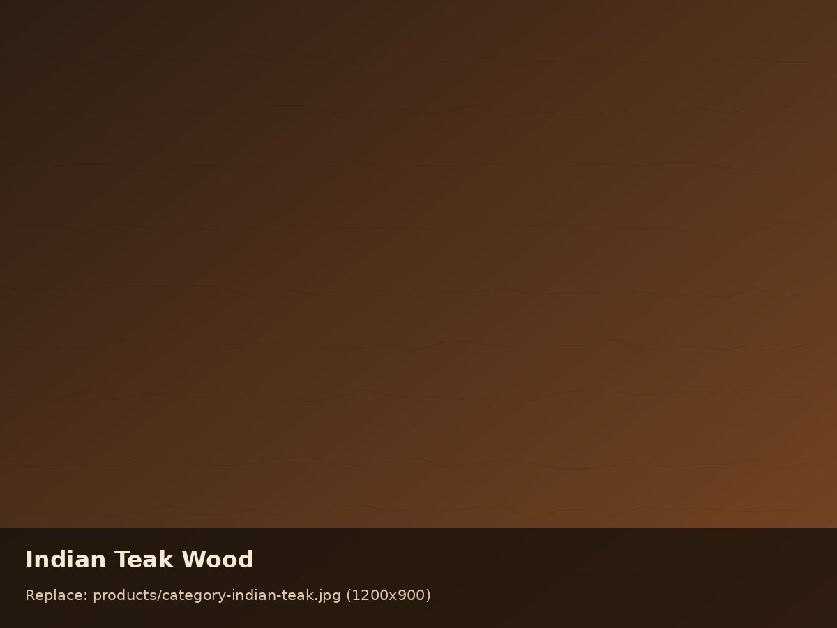 Indian Teak Wood