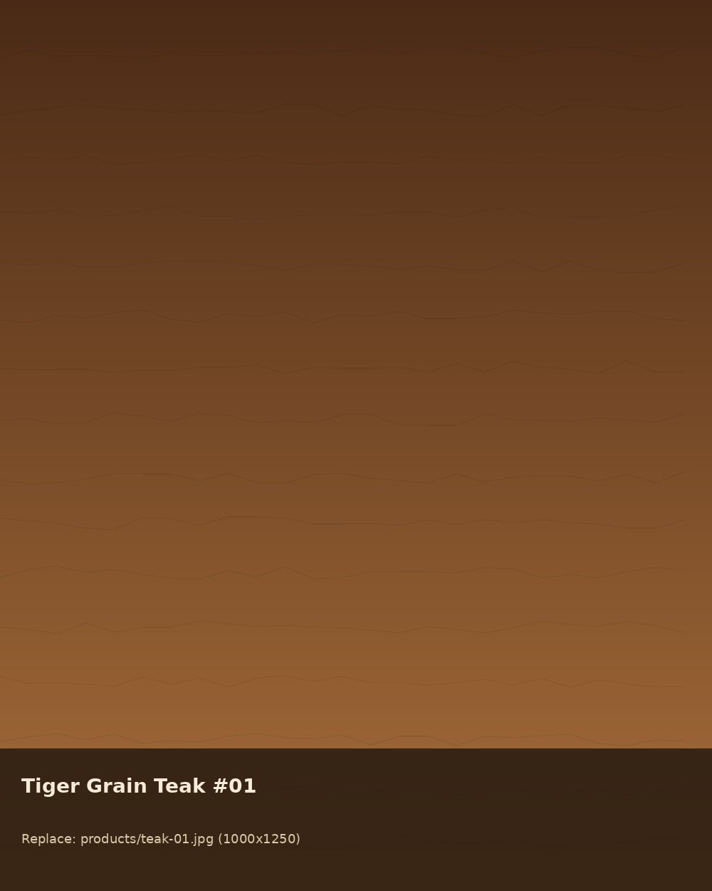B.T Full Colour Teak Wood - Tiger Grain 01