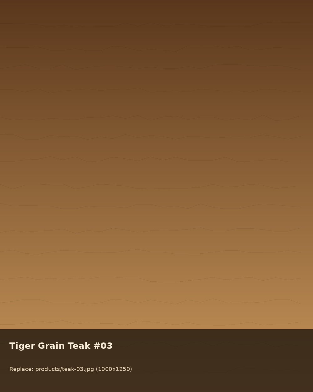 B.T Full Colour Teak Wood - Tiger Grain 03