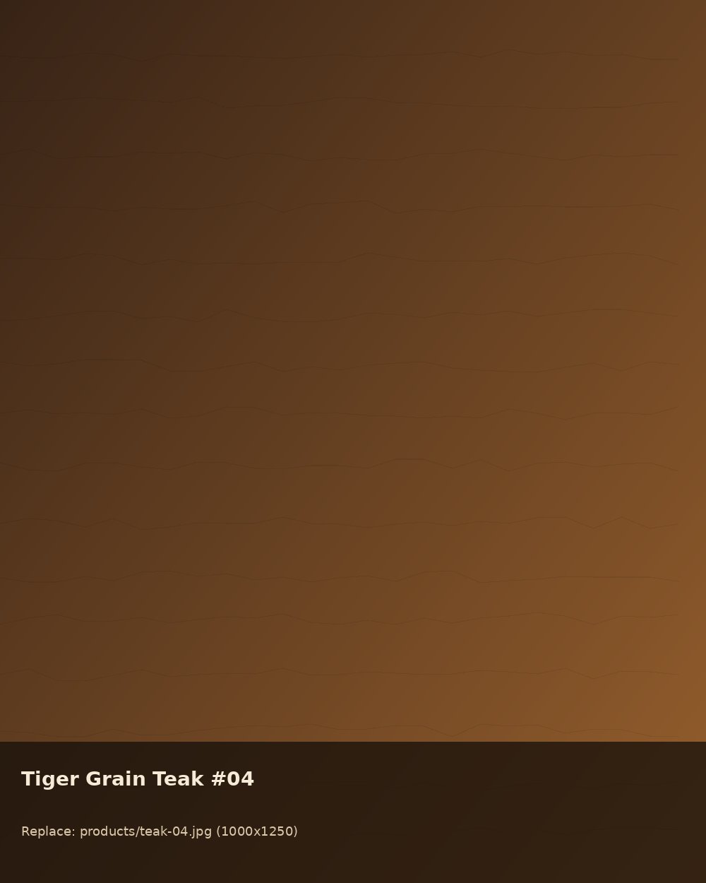 B.T Full Colour Teak Wood - Tiger Grain 04