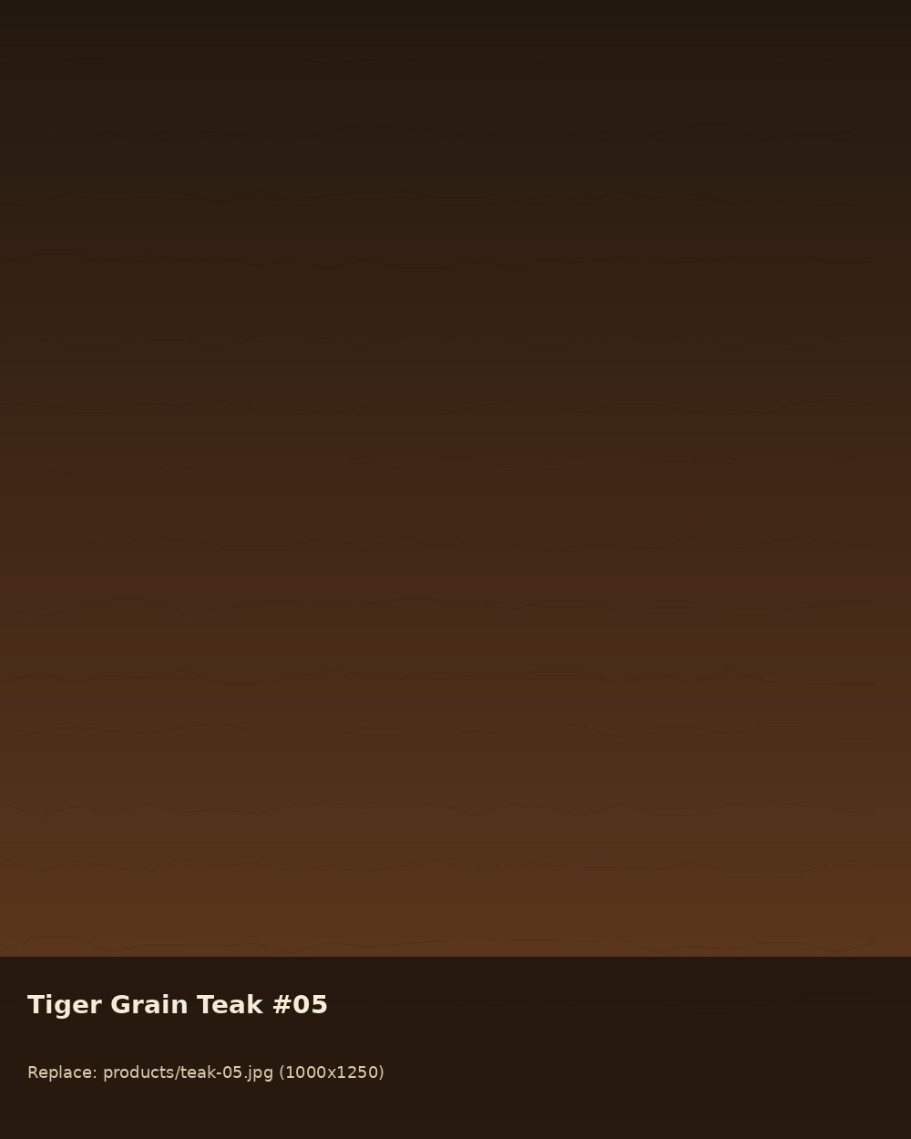 B.T Full Colour Teak Wood - Tiger Grain 05