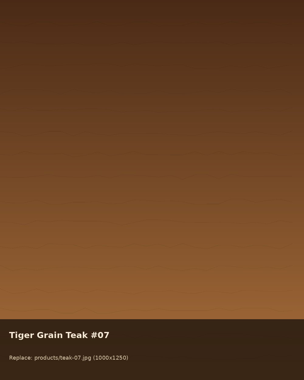 B.T Full Colour Teak Wood - Tiger Grain 07
