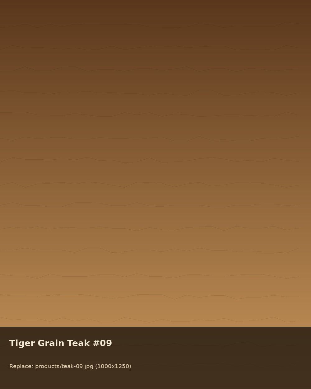 B.T Full Colour Teak Wood - Tiger Grain 09
